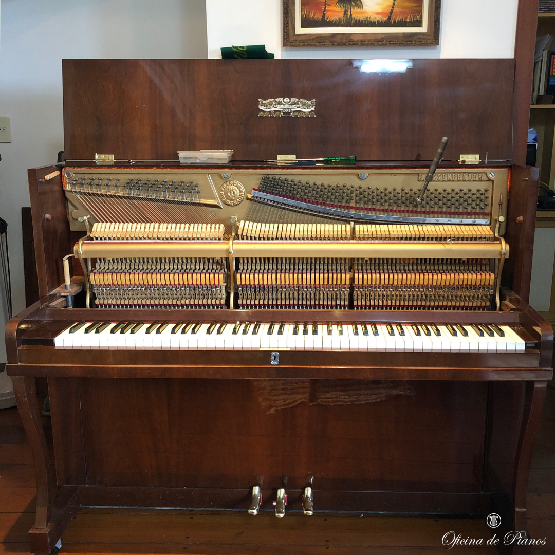 Restauração, Afinação, Transporte, Manutenção, Compra e Venda.