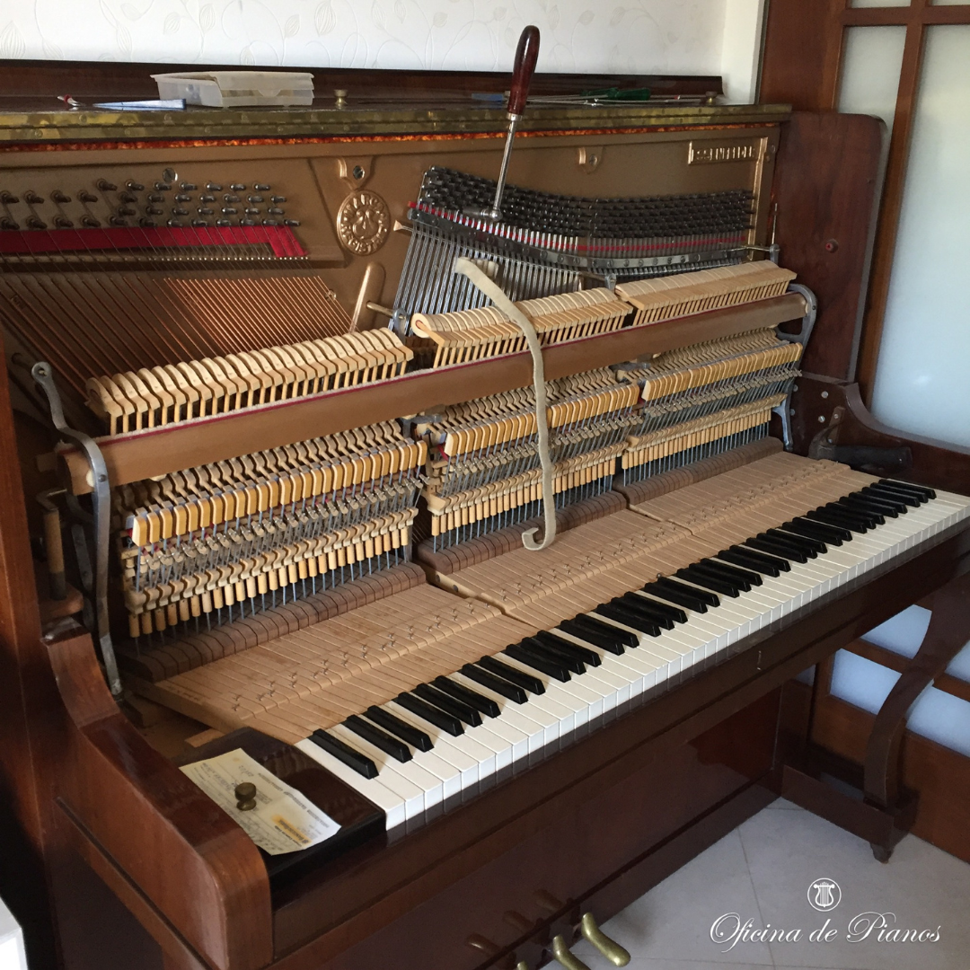 Restauração, Afinação, Transporte, Manutenção, Compra e Venda.